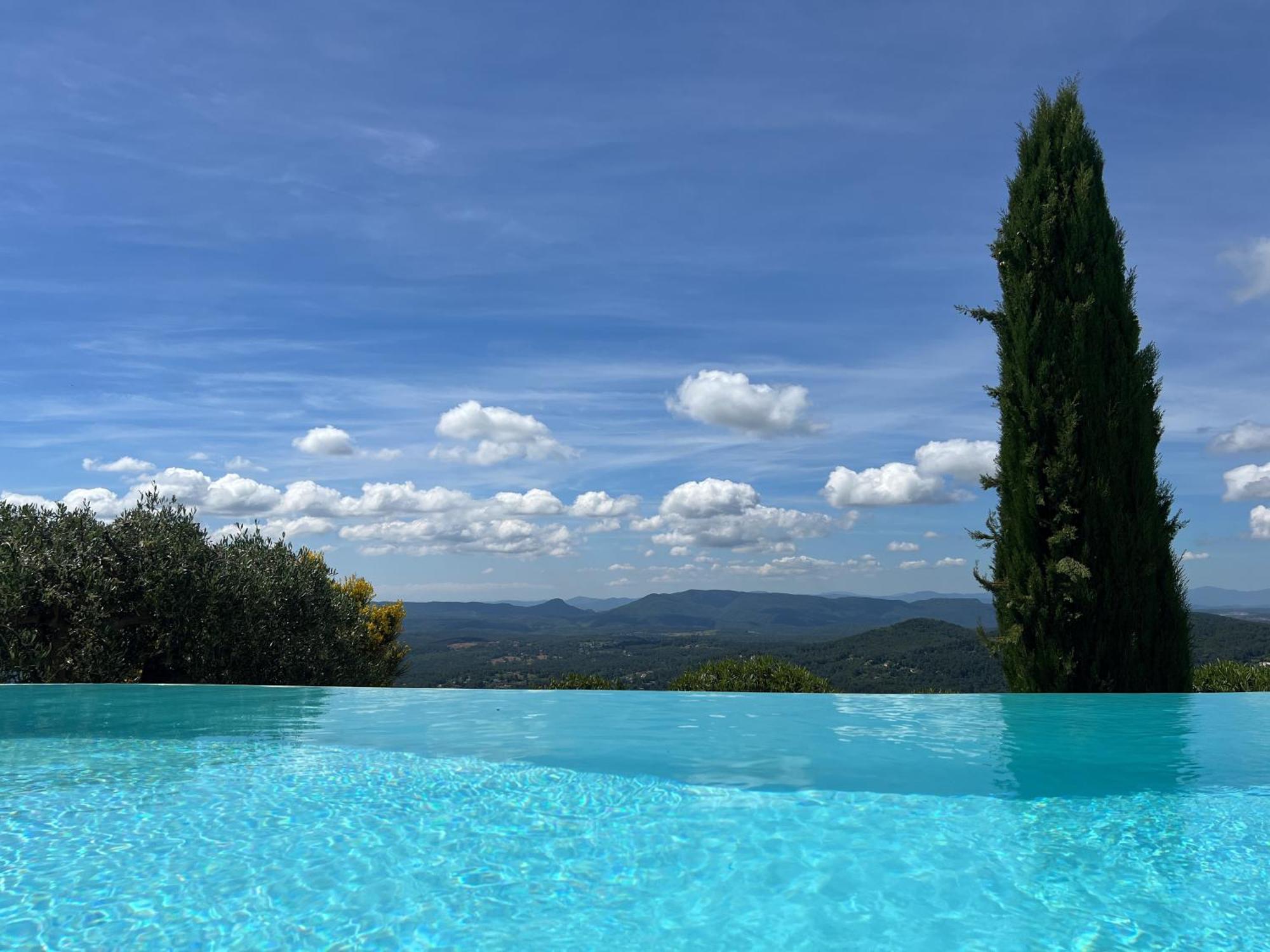 Villa La Genestiere - Familienoase Und Golfertraum Mit Infinity-Pool Und 180-Grad-Panoramablick Bis Zum Meer Seillans Exterior foto